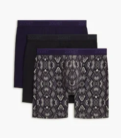 Cotton Stretch 6" Boxer Brief 3-Pack