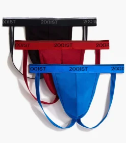 Cotton Stretch Jock Strap 3-Pack