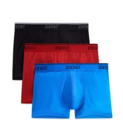 Cotton Stretch No-Show Trunk 3-Pack