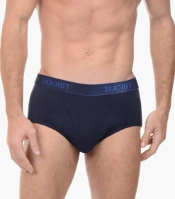 Essential Cotton Fly Front Brief 3-Pack