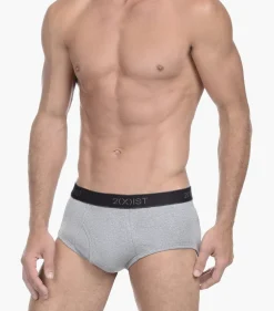 Essential Cotton Fly Front Brief 3-Pack