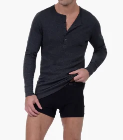 Essential Cotton Long Sleeve Henley