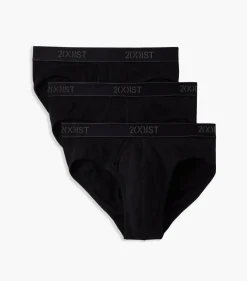 Essential Cotton No-Show Brief 3-Pack