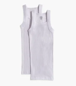 Essential Cotton Square-Cut Tank 2-Pack